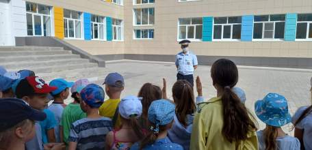 Единый день безопасности дорожного движения «Мы выбираем жизнь!» прошел СШ № 24 г. Ельца