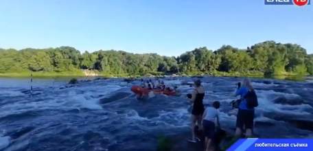 Соревнования по рафтингу прошли на Ольшанской плотине