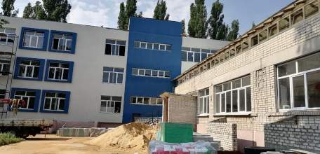 Ремонт лицея №5 идет полным ходом