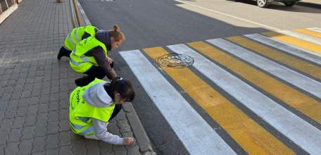 В Ельце прошла акция ГИБДД «Граффити дорожной безопасности»