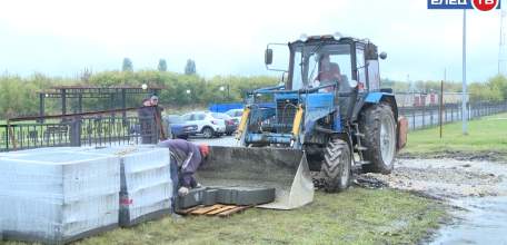 Инновационная и с QR-кодом: в Ельце начали строительство «умной» спортивной площадки