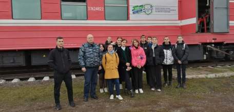 Елецкие школьники познакомились с работой пожарного поезда