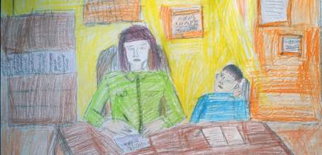 В ОМВД России по г. Ельцу состоялось награждение участников конкурса рисунков «Мои родители работают в полиции»