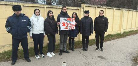 Елецкий железнодорожный техникум эксплуатации и сервиса и сотрудники ГИБДД провели мероприятие, приуроченное ко Всемирному дню памяти жертв ДТП