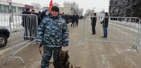 Митинг, посвящённый 81-летию освобождения Ельца