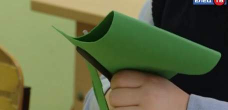 Елецкие школьники готовят новогодние подарки мобилизованным