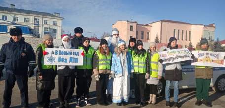 ГИБДД Ельца проводит предновогодние совместные акции в рамках профилактических мероприятий «Внимание каникулы!»
