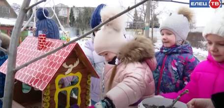 «Покормите птиц зимой»: воспитанники детского сада №46 присоединились к экологической акции