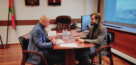 Игорь Артамонов обсудил развитие завода «Елецгидроагрегат» с одним из собственников компании