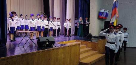 В школе №2 села Казаки Елецкого района состоялось посвящение в казаки-кадеты