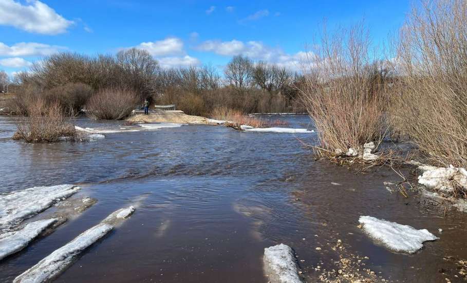Режим повышенной готовности введен в Липецкой области в условиях весеннего паводка