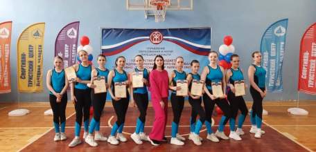 Команда города Ельца заняла призовое место на областном фестивале фитнес-аэробики