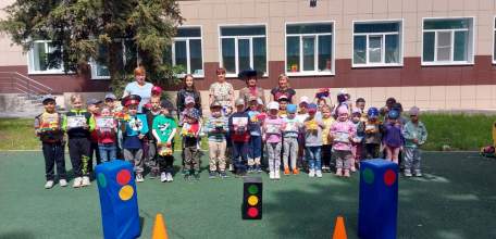 Акция ГИБДД «Внимание – дети!» в детском садике №29 г. Ельца