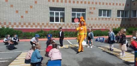 Мероприятие ГИБДД «Внимание – дети!» в детском садике №34 г. Ельца