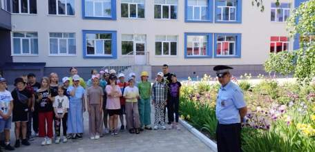 Мероприятие ГИБДД «Внимание-дети!» в лицее №5 г. Ельца