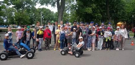 Мероприятие ГИБДД «Внимание – дети!» в детском парке Ельца совместно с ЮИД