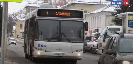 Новая маршруты движения: в Ельце меняется схема пассажирских перевозок на городских маршрутах