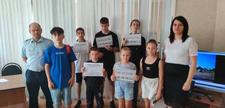 ГИБДД Ельца проводит профилактические мероприятия с детьми из семей, состоящих на социальном сопровождении