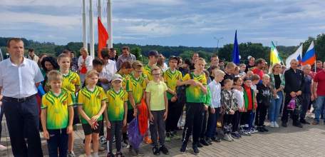 На территории ФОК "Воргол" 12 августа прошло торжественное мероприятие, посвященное Дню физкультурника