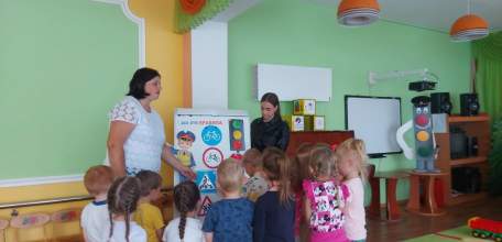 В детском саду №46 г. Ельца прошло профилактическое мероприятие ГИБДД