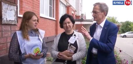 Подготовку ельчан к выборам проверил куратор Липецкой области от Центризбиркома РФ