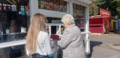 Студенты «Елецкого техникума железнодорожного транспорта» провели профилактическое мероприятие с участием сотрудников ГИБДД