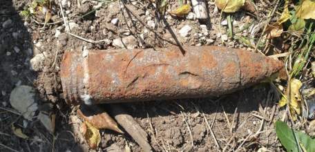 В п. Ключ Жизни Елецкого района найден снаряд