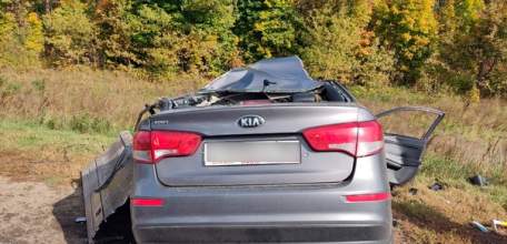 На 40 км трассы Липецк-Данков произошло дорожно-транспортное происшествие