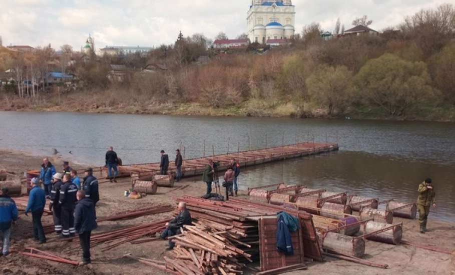 Внимание жителей! Понтонную переправу через Сосну в районе Нижнего Затона демонтируют