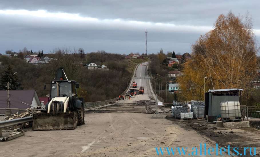 В Ельце начался ремонт Аргамаченского моста