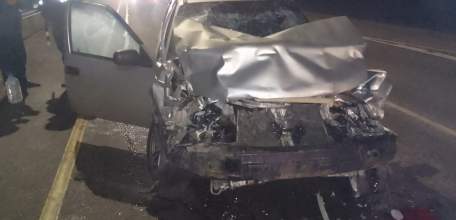 В Елецком районе «Нексия» столкнулась с большегрузом