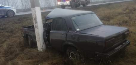 В Краснинском районе пострадал водитель съехавшего к кювет «ВАЗа»