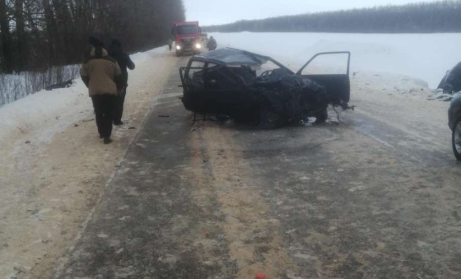 В Краснинском районе в ДТП погиб пассажир