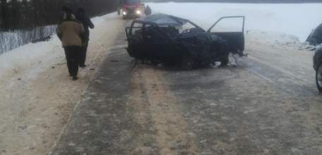 В Краснинском районе в ДТП погиб пассажир