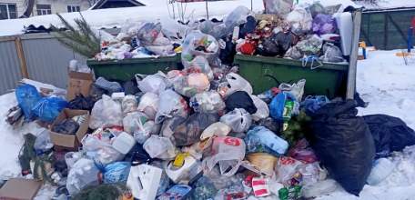 Жители Ельца жалуются на невывезенный мусор в разных районах города!