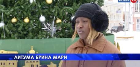 Студенты ЕГУ им. И.А. Бунина из теплой Африки окунулись в снежную зиму России