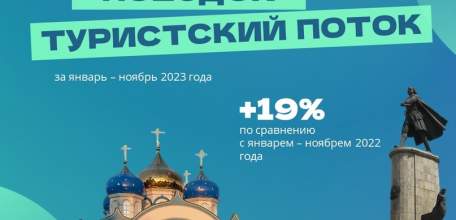 Липецкую область посетили 600 тысяч туристов за 11 месяцев 2023 года