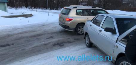 В Ельце на дорогах лёд! Аварийные ситуации!