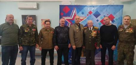 Делегация Елецкого района в составе ветеранов боевых действий в Афганистане и начальника местного отделения ВВПОД «ЮНАРМИЯ» Сафроновой О.А. посетила торжественное мероприятие