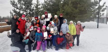 В Ельце прошли семейные «Зимние забавы»