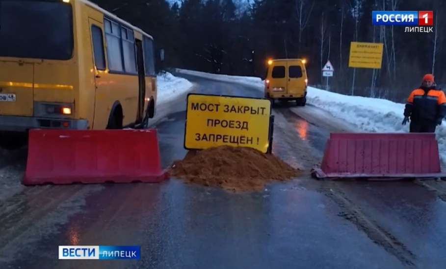 Паводок грозит затопить 248 участков, 12 дорог и два моста в Липецкой области