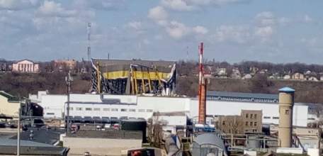 В Лебедяни обрушился склад PepsiCo