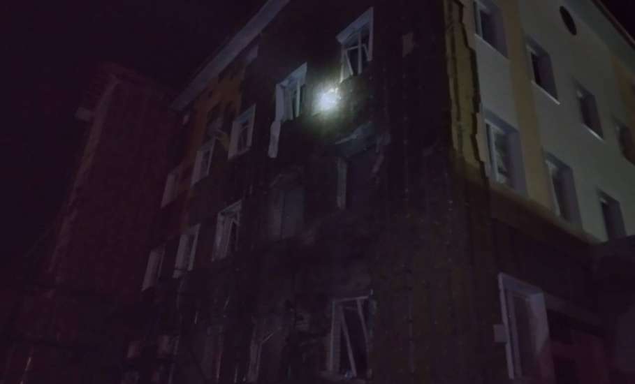 Дрон упал ночью на здание больницы в селе Доброе Липецкой области!