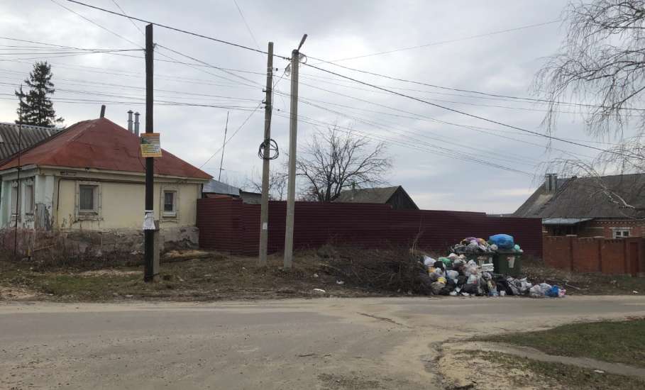 Жители Ельца выкладывают в соцсетях фото переполненных мусорных контейнеров. Видно, что пора менять организацию, занимающуюся сбором мусора!