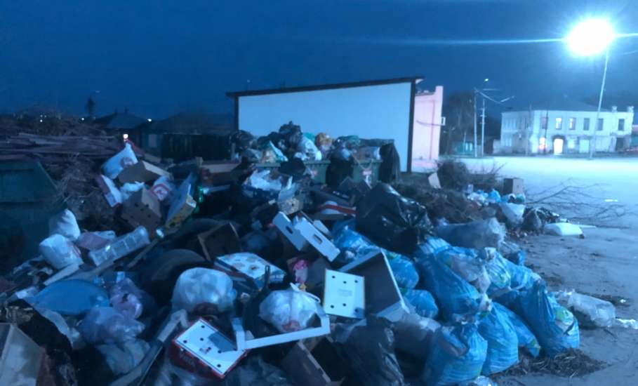 Жители Ельца выкладывают в соцсетях фото переполненных мусорных контейнеров. Видно, что пора менять организацию, занимающуюся сбором мусора!