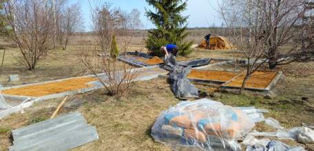 В селе Талица приступили к выполнению работ по обустройству сквера имени Почетного гражданина Елецкого района Юрия Николаевича Черных