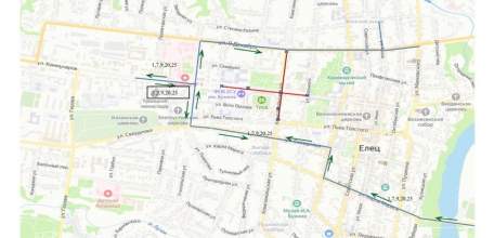 Внимание! Перекрытие движения в Ельце!