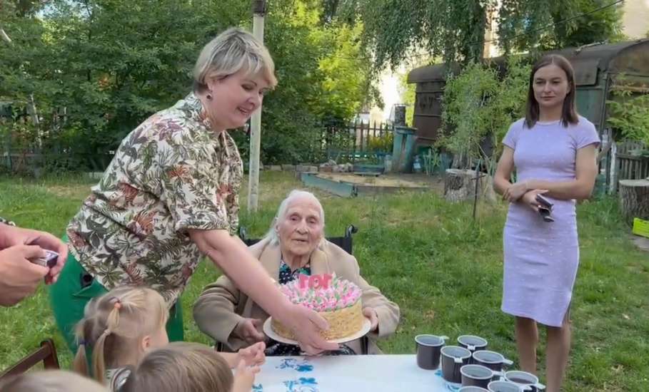 Ельчанка отметила 101-летие!