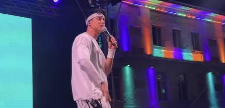 Певец Хабиб выступил в Ельце на День молодёжи