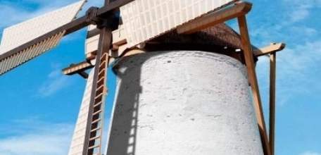 Ветряную мельницу восстановили в Липецкой области